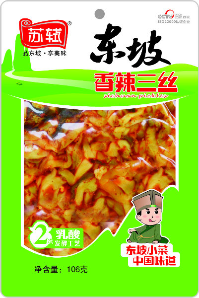 106g*50袋 东坡香辣三丝